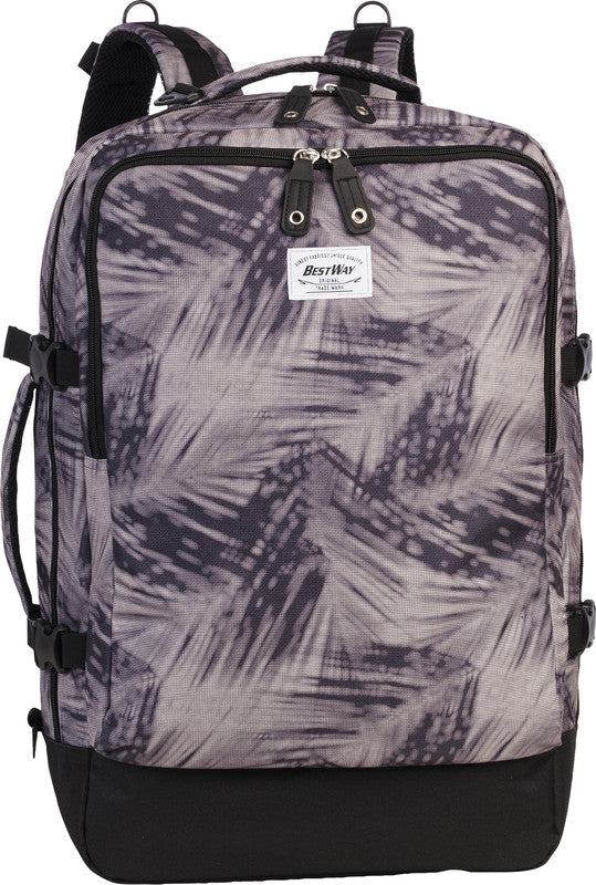 Bestway Cabin Pro Notebook-Rucksack – 40 l, wasserabweisend, Kunststoff, schwarz/beige