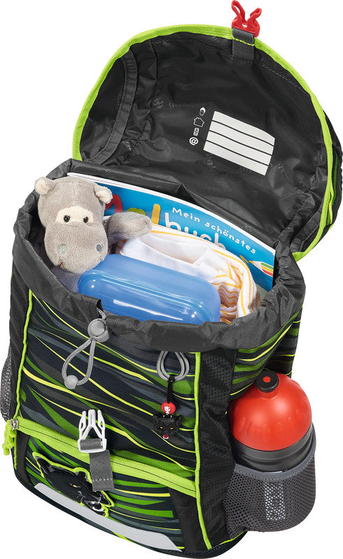 Step by Step KID – Kindergartenrucksack-Set 3-teilig – 13 l, rPET, Wild Cat Chiko