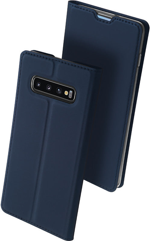 Dux Ducis Booklet-Hülle Skin Pro – für Samsung Galaxy S10+ – dunkelblau – mit Kartenfach, Magnetverschluss