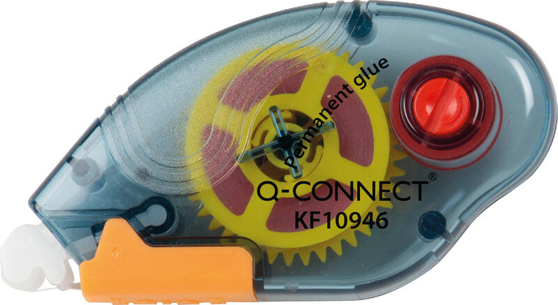 Q-CONNECT Kleberoller – permanent, transparent, lösemittelfrei, für Papier, Karton, Fotos, u. a.