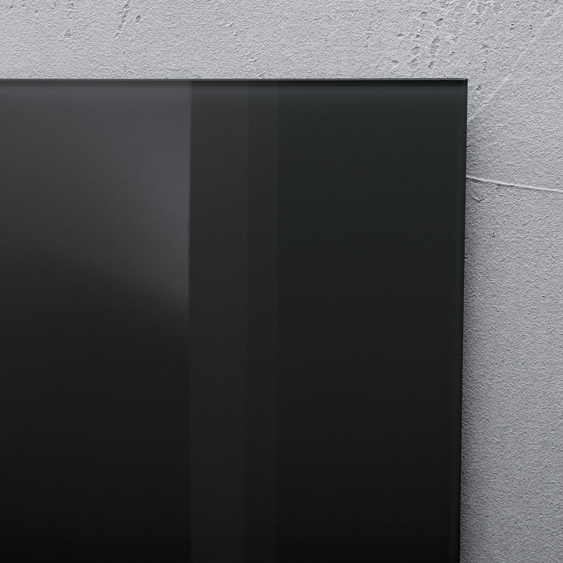 Sigel Whiteboard – 48 × 48 cm, Glas, magnetisch, Wandmontage, inkl. Magnete, Montagesatz
