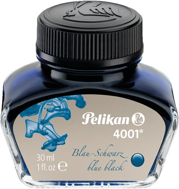 Pelikan Tintenglas 4001 – Blau-Schwarz, geruchsarm, 30 ml