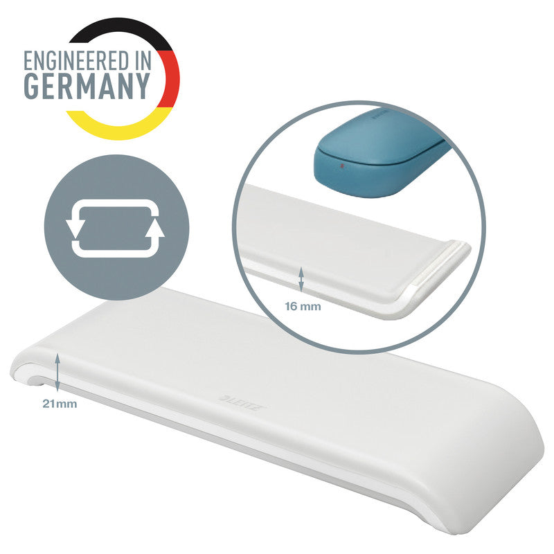 Leitz Maus-Handgelenkauflage – Ergo Cosy – für Maus – Schaumstoff – ergonomisch – 183×60×21 mm – Grau
