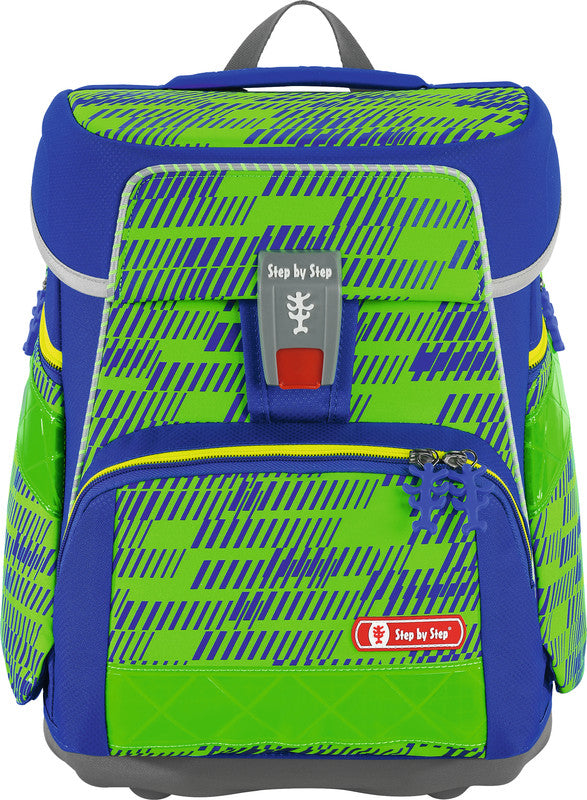Step by Step Schulrucksack-Set Space Neon – 5-teilig – Star Catcher Juno – recycelter Bestandteil