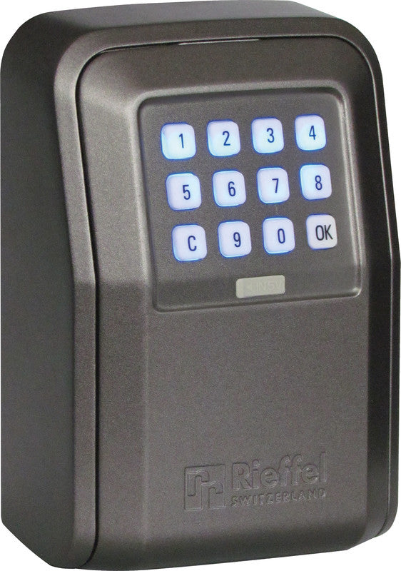 Rieffel Schlüsseldepot KSB-ELO XL, für bis zu 25 Schlüssel, Elektronikschloss (6-stellig), schwarz