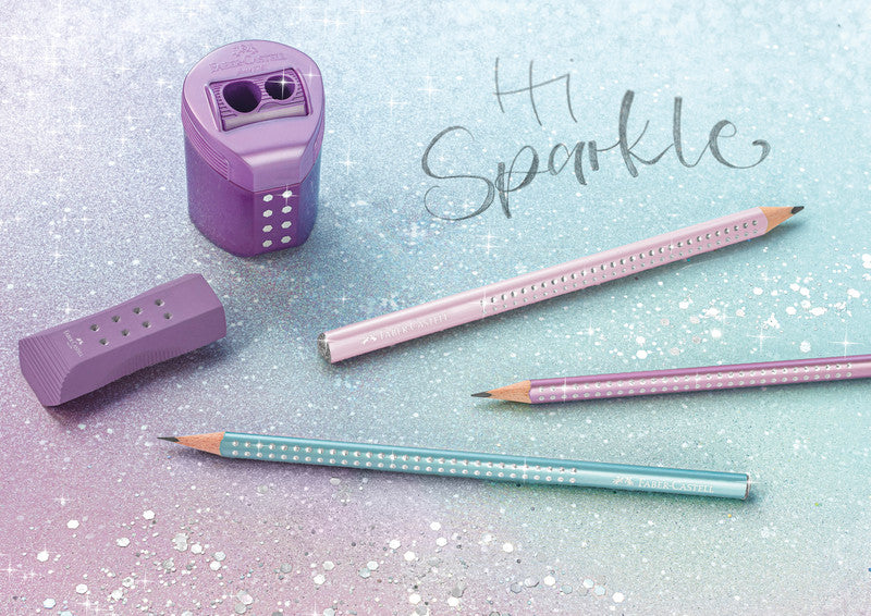 Faber-Castell Bleistift, Dreikant, B, Mine Ø 2 mm, farbig sortiert