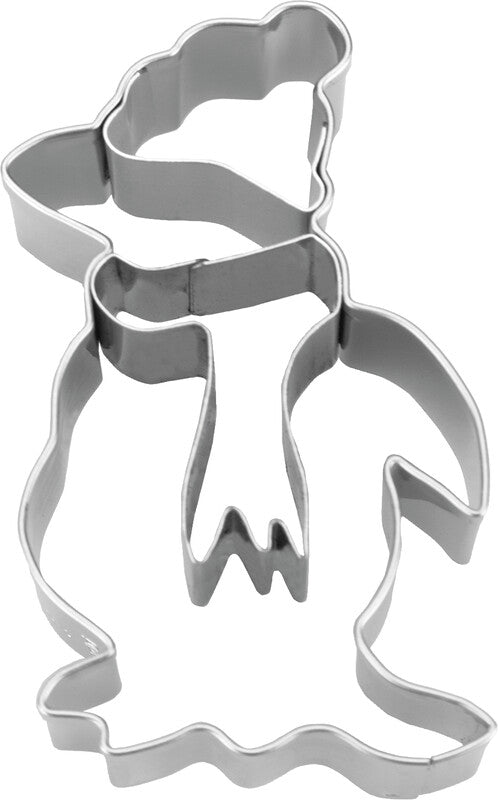 Städter Ausstecher – Weihnachtspinguin-Form – Edelstahl – Silber – 6 cm – 1-teilig