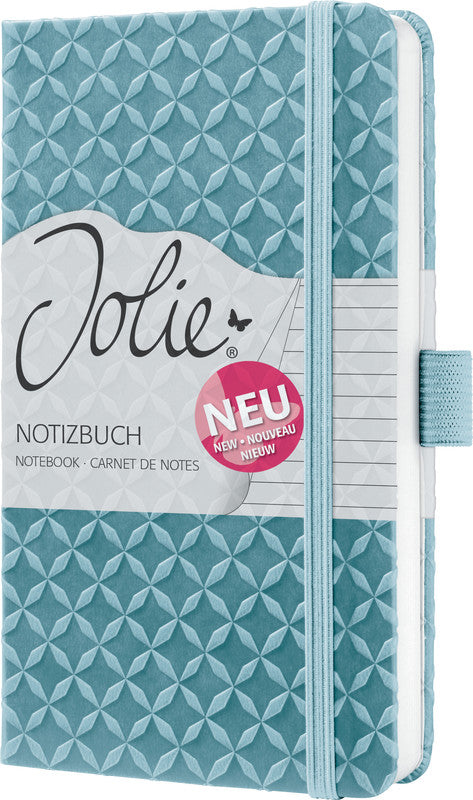 Sigel Notizbuch, A6, liniert, Fadenheftung, 174 Seiten, perforiert, 80 g/m² – blau