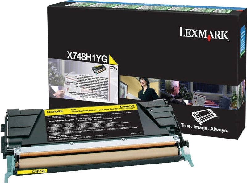 Lexmark Toner – gelb, 10000 Seiten