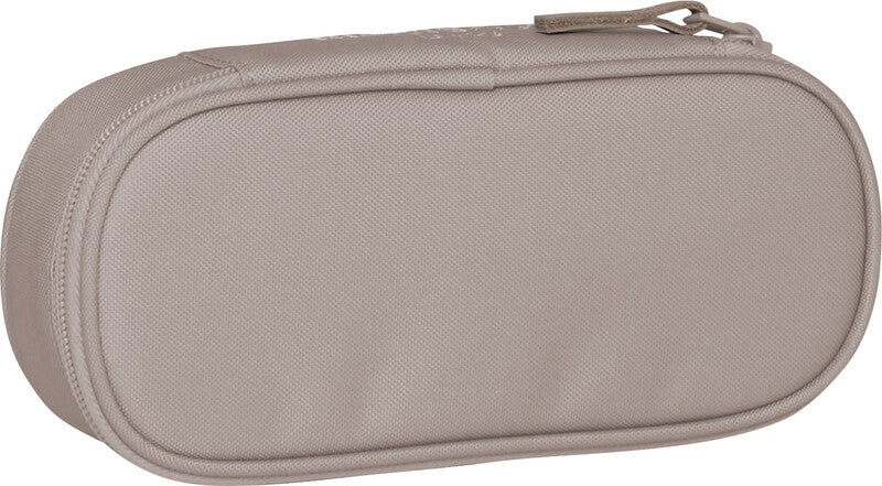 Beckmann City Schlamperetui, leer – beige – Kunststoff – 22 × 5 × 10 cm