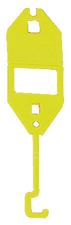 Rieffel Schlüsselanhänger – Kunststoff, L 40 mm, gelb, 1 Stk. – für KyStor Schlüsselkasten