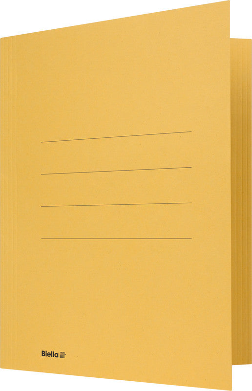 Biella Sammelmappe, für A4, Karton, Gelb