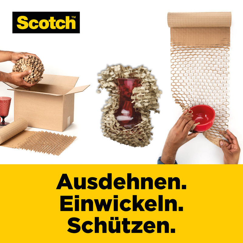 Scotch Papierpolster-Wrap Cushion Lock – 304 mm × 9 m – braun