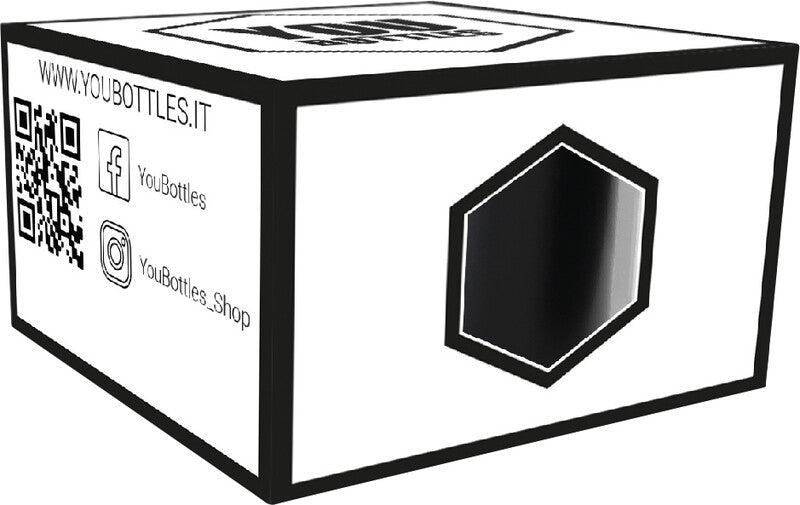 Youbottles Ersatzdeckel 2.0 für Trinkflasche Dual – Edelstahl, Schraubverschluss, auslaufsicher – Schwarz