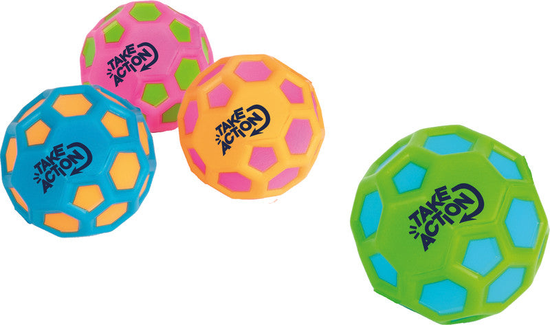Trendhaus Take Action Springball Fussball – Ø 45 mm, Kunststoff