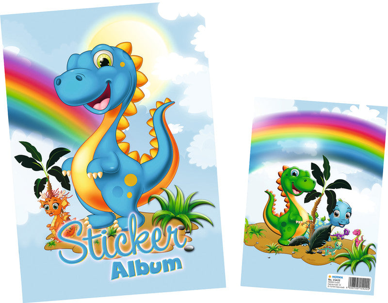 HERMA Stickeralbum Dinos – A5, 16 Seiten