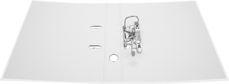 Biella Ordner – A4 hoch – 2-Ring Hebelmechanik, Rücken 40 mm – weiss, Karton, mit Niederhalter, FSC