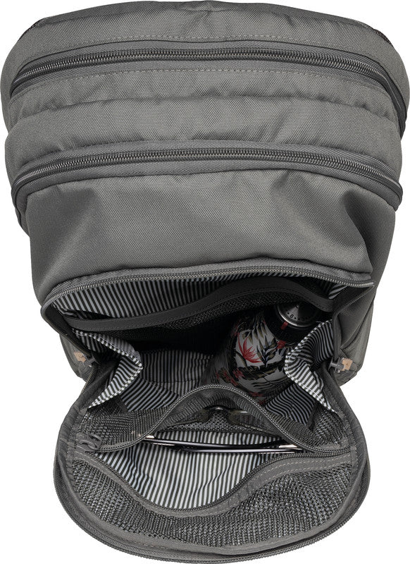 Beckmann Schulrucksack – Urban – Foggy Green – Blau – 30,0×48,0×22,0 cm – Recycelte Materialien
