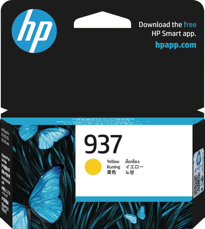 HP Tintenpatrone 937, Gelb – für Inkjetdrucker/Multifunktionsgeräte