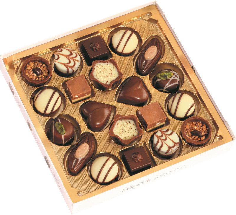 Lindt Pralinés – sortiert, Schachtel, 20 Stück (100 g)