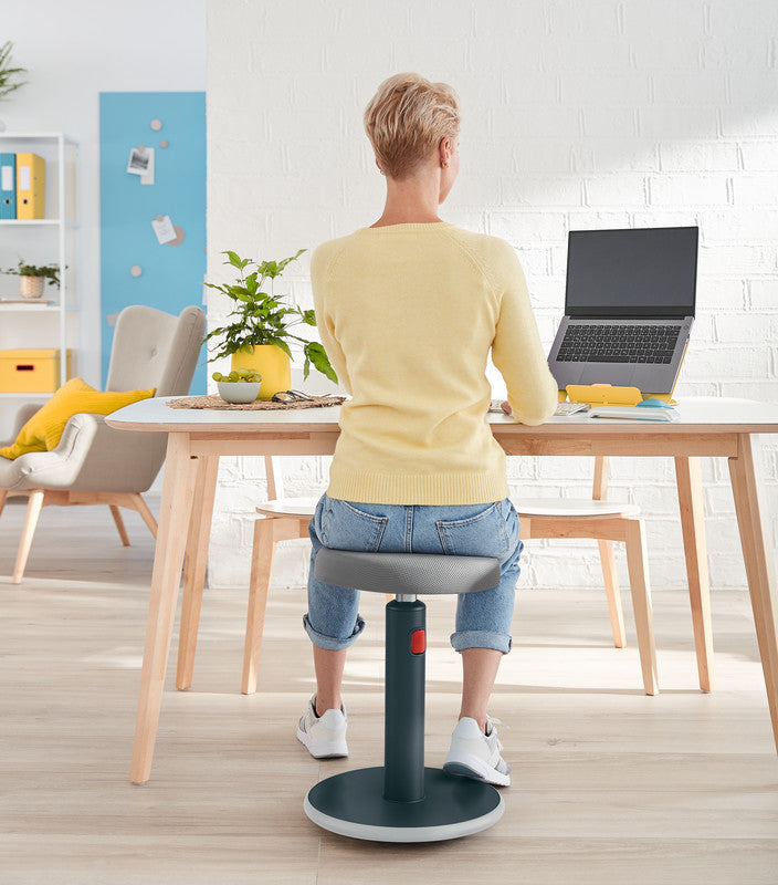 Leitz Hocker Ergo Cosy Active – Sitzhöhe 46–79 cm, 110 kg, grau
