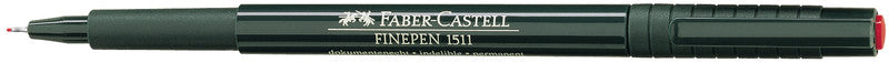 Faber-Castell Finepen 1511 Fineliner 0,4 mm – rot – dokumentenecht