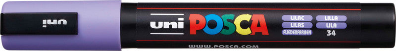 Uni-Ball Kreidemarker – Rund, 1,8–2,5 mm – Lila