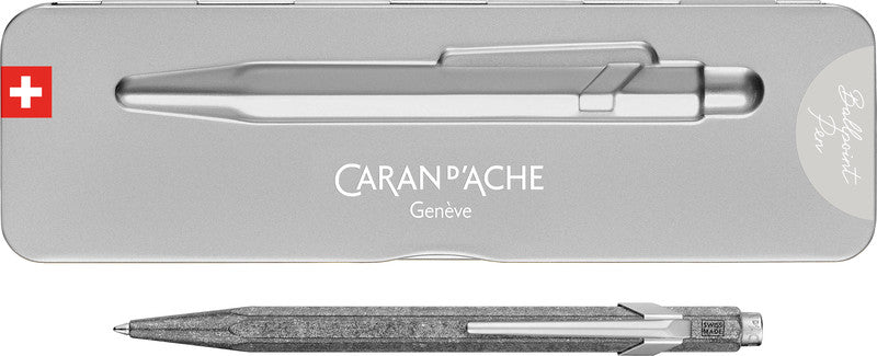 Caran d-Ache Kugelschreiber – Grau Meliert, Aluminium