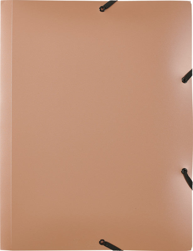 Kolma Sammelmappe, für A4, Kunststoff, Bronze, mit Gummizug
