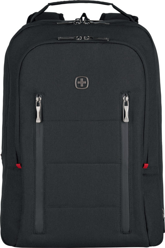 Wenger/SwissGear Wenger CityTraveler – Notebook-Rucksack – für 16"-Notebook, 16 l, Polyester, Schwarz