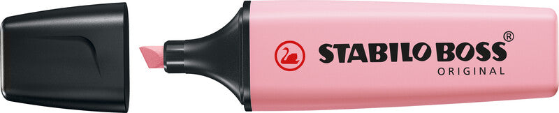 STABILO BOSS Original Textmarker Set 4 Farben – Keilspitze, 2–5 mm