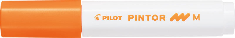 Pilot Pigment Marker Pintor – Rundspitze 1,5-2,2 mm – Sortiert – 6er-Set – Für dunkles Papier geeignet