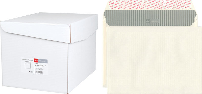 Elco Couvert B4 (353 × 250 mm), ohne Fenster, selbstklebend (Optifix), beige, 120 g/m², Papier – 200 Stk.
