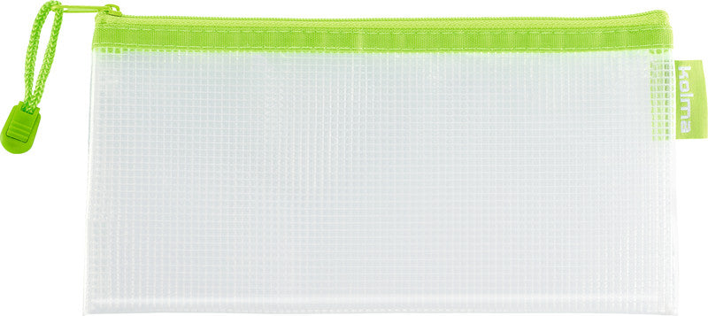 Kolma Reissverschlusstasche Etui – Kiwi – Kunststoff – 23,5 × 12,5 × 0,8 cm
