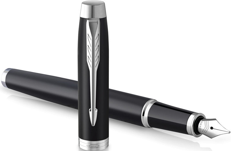 Parker IM Essential – Federspitze M – für Rechts- & Linkshänder – Schwarz, Blau – Patronen