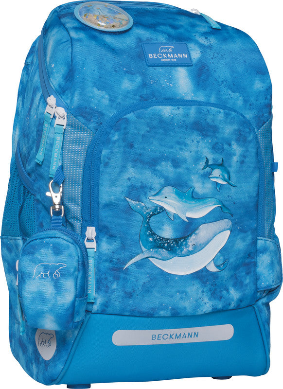 Beckmann Schulrucksack Active Air Flx – Ocean – 26,0×39,0×22,0 cm – recycelte PET-Flaschen
