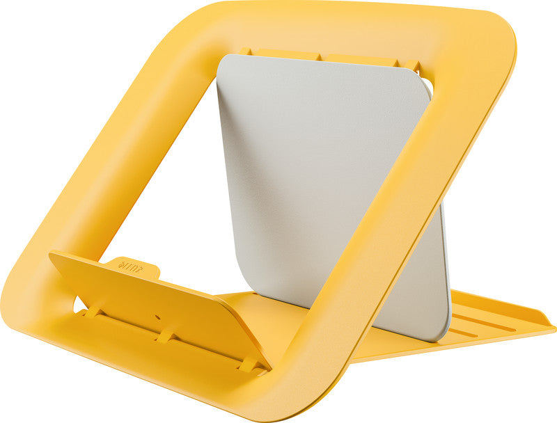 Leitz Ergo Cosy Notebookhalter – für Notebooks 13–17", Kunststoff, Warmgelb