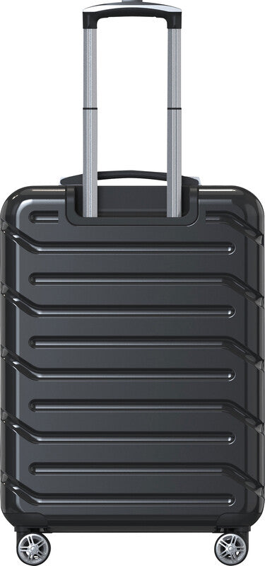 Beckmann Trolley Infinity – Hartschale PC/ABS, 4 Doppelrollen, mit TSA, Schwarz, 39 × 55 × 21 cm