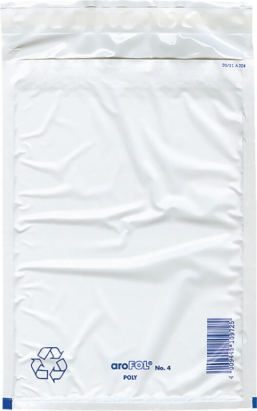 Elco Luftpolstertasche – 200 × 275 mm, weiss, selbstklebend – 100 Stück