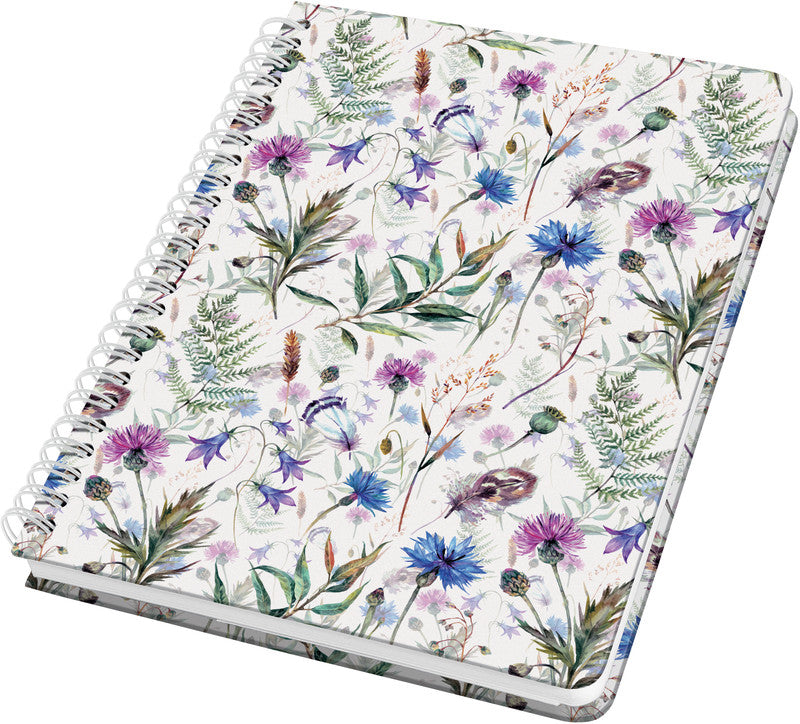 Sigel Spiralbuch JOLIE, 162 × 215 mm, punktkariert, Spiralbindung, Hardcover, 120 Seiten – mehrfarbig