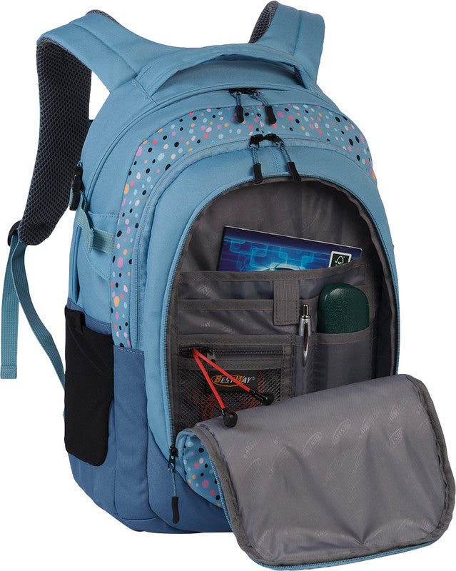 Bestway Evolution Air – Notebook-Rucksack – für 15"-Notebook, 22 l, Kunststoff, Taubenblau