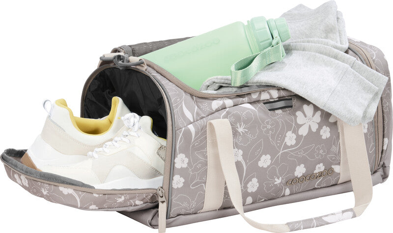 Coocazoo Sporttasche – 20 l, Motiv Vanilla Bloom, mit Schultergurt, wasserabweisend, 40 × 24 × 23 cm