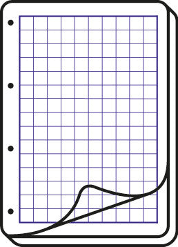 Elco Notizbuch-Einlagen A4, kariert 4 mm, 4-fach gelocht, 100 g/m², für ELCO Notes-App – 80 Blatt