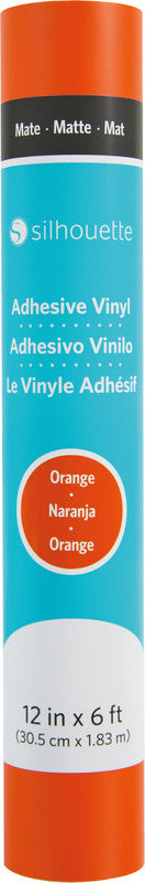Silhouette Matte Vinylfolie, selbstklebend – orange – 30,5 × 180 cm – für Schneideplotter