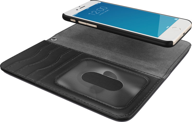 Ideal of Sweden – Booklet-Hülle – für Apple iPhone 6–8/SE (2020) – schwarz – mit Kartenfach, Magnetverschluss
