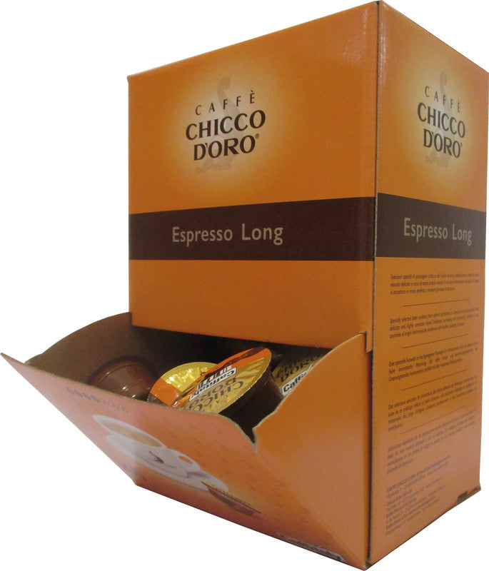 Chicco d'Oro Kaffeekapseln Espresso Long – für Caffitaly – Intensität 4/7 – 40 Kapseln
