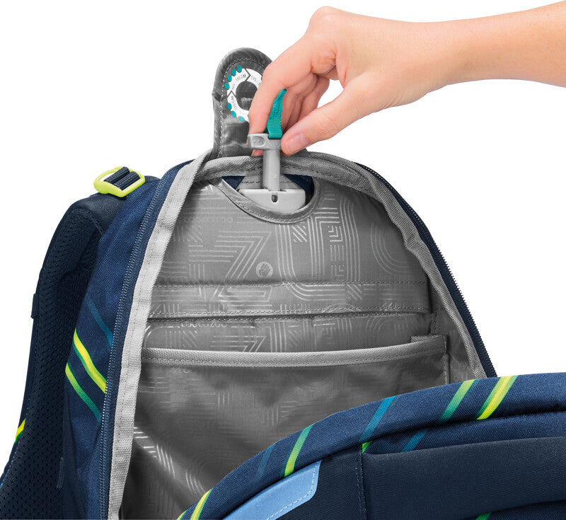 Coocazoo Rucksack Porter – Fast Lime – 30,0 × 46,0 × 23,5 cm – aus 100% recycelten PET-Flaschen
