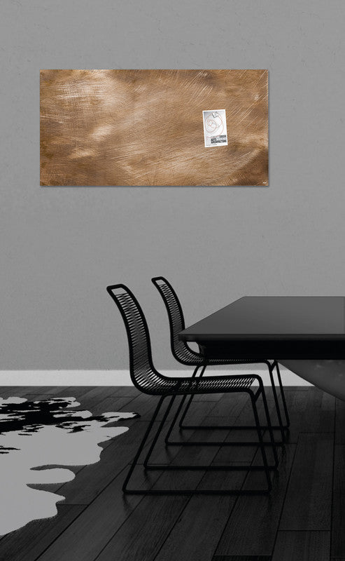 Sigel Whiteboard – 91 × 46 cm, Glas, magnetisch, Wandmontage, inkl. Magnetwürfel, Montagesatz