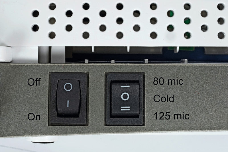 Leitz iLAM Office 1 Laminiergerät A4 – 2-Rollen, 80–125 µm, 1 Min. Aufheizzeit, 400 mm/min, Silber