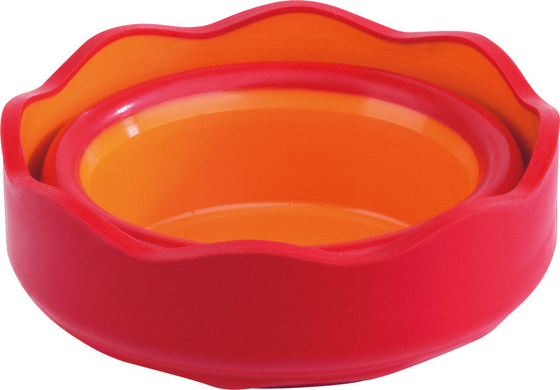 Faber-Castell Wasserbecher – Rot – 98 × 130 × 38 mm